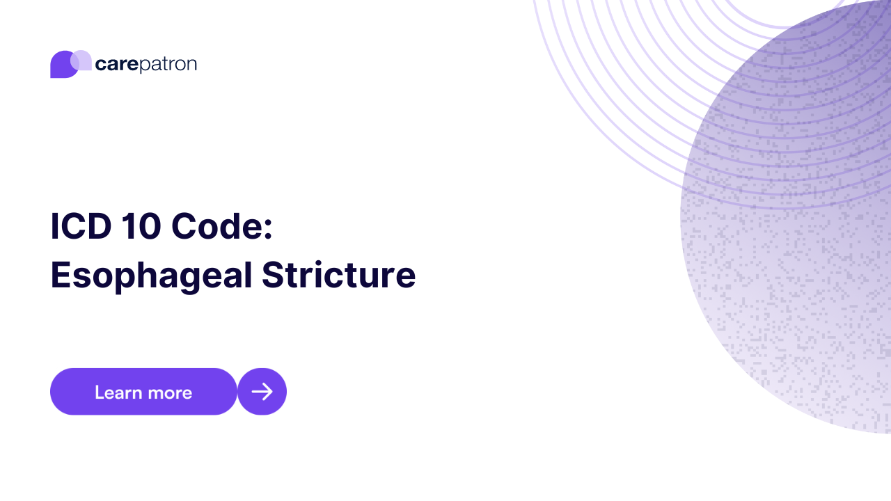 Esophageal Stricture ICD10CM Codes 2023